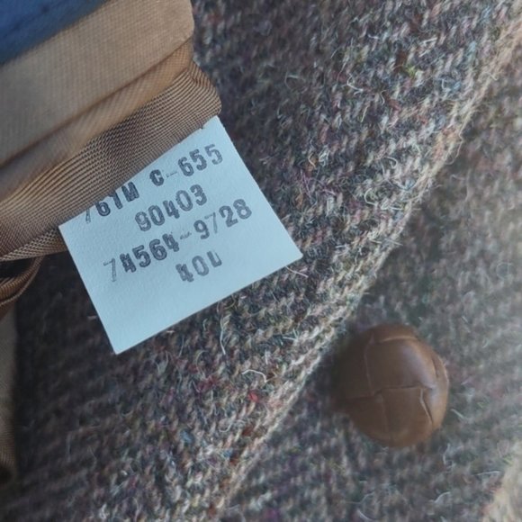 DAVID HUNTER MEN'S PURE WOOL 🦙 LUXURY TWEED BLAZER - Picture 17 of 17